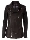 Giorgio Brato Distressed Mesh Biker Jacket In Black