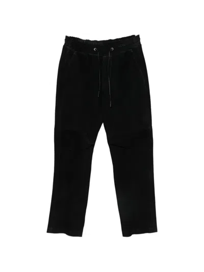 Giorgio Brato Drawstring-waist Trousers In Black