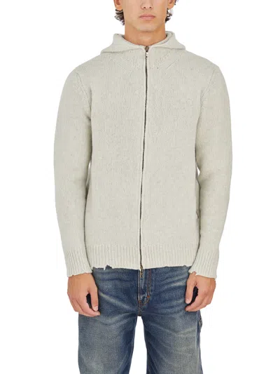 Giorgio Brato Felpa In Maglia Di Lana Vergine In Gray