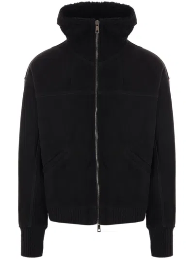 Giorgio Brato Hooded Jacket In Black