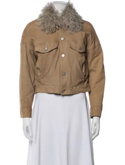Pre-owned Giorgio Brato Jacket In Brown/neutrals