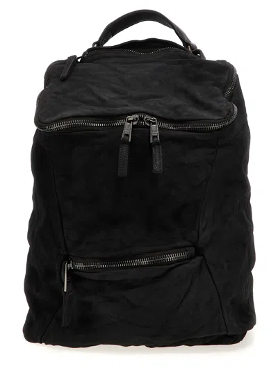 Giorgio Brato Leather Backpack In Black