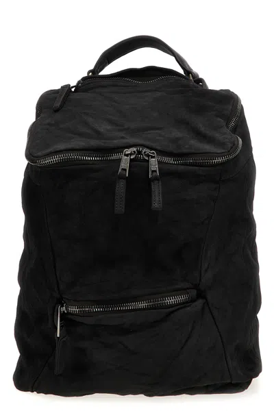 Giorgio Brato Zip-fastening Leather Backpack In Black