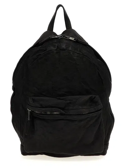 Giorgio Brato Leather Backpack In Black