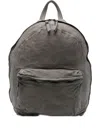 Giorgio Brato Leather Backpack In Gray