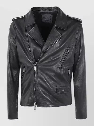 Giorgio Brato Leather Biker Jacket