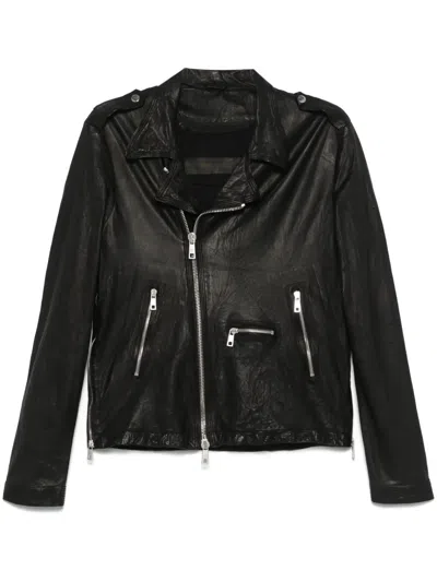 GIORGIO BRATO LEATHER BIKER JACKET