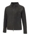 Giorgio Brato Leather Biker Jacket In Multi