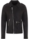 Giorgio Brato Biker Jacket In Black