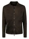 Giorgio Brato Veg Lamb Leather Biker Jacket Clothing In Brown