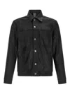 Giorgio Brato Black Solid Shirt Collar Jacket In Multi