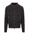 Giorgio Brato Long-sleeved Leather Jacket In Black