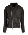 Giorgio Brato Biker Jacket In Black