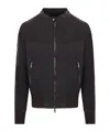 Giorgio Brato Long-sleeved Leather Jacket In Black