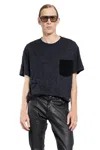 Giorgio Brato Man Black T-shirts & Tank Tops In Black