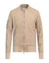 Giorgio Brato Man Jacket Beige Size 46 Leather In Brown