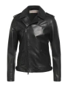 Giorgio Brato Man Jacket Black Size 40 Leather In Black