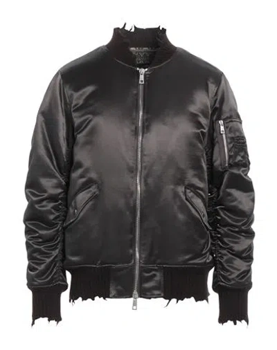 Giorgio Brato Man Jacket Dark Brown Size S Cotton, Nylon, Wool In Metallic