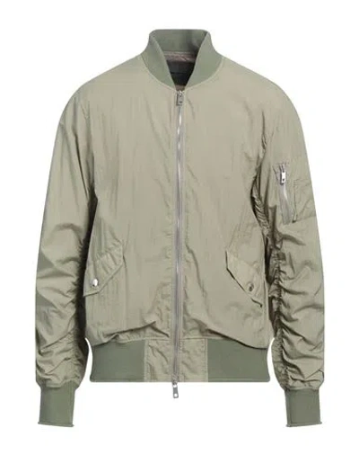 Giorgio Brato Man Jacket Military Green Size L Nylon, Polyamide