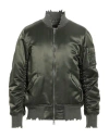 Giorgio Brato Man Jacket Military Green Size M Cotton, Nylon, Wool In Brown