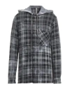 Giorgio Brato Man Shirt Grey Size L Wool, Cashmere, Polyamide In Multi