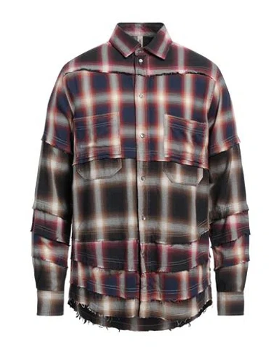 Giorgio Brato Man Shirt Midnight Blue Size L Cotton
