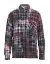 Giorgio Brato Man Shirt Pink Size L Wool, Cashmere, Polyamide In Multi