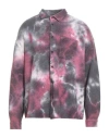 Giorgio Brato Man Shirt Pink Size L Wool, Cashmere, Polyamide In Multi