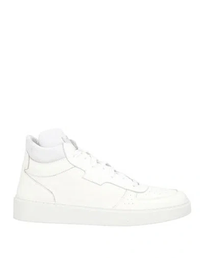 Giorgio Brato Man Sneakers White Size 9 Leather