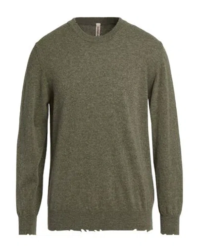 Giorgio Brato Man Sweater Military Green Size M Virgin Wool