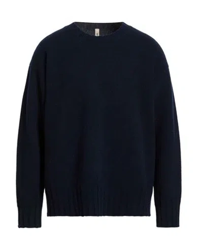 Giorgio Brato Man Sweater Navy Size L Virgin Wool In Blue