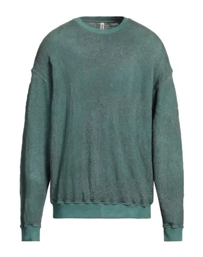 Giorgio Brato Man Sweatshirt Green Size M Cotton, Acrylic