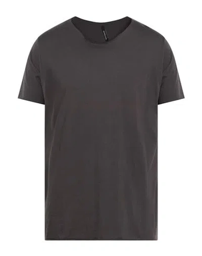 Giorgio Brato Man T-shirt Charcoal Size Xl Cotton In Gray
