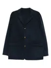 Giorgio Brato Patch-pocket Button Blazer In Blue