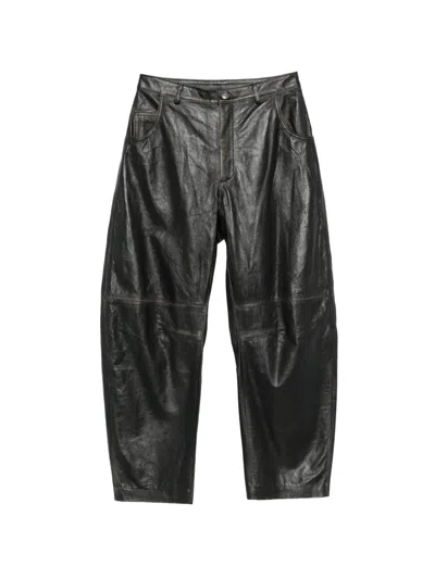 Giorgio Brato Patch-pocket Trousers In Black