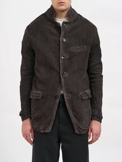 Giorgio Brato Perforated Lamb Jacket In Brown