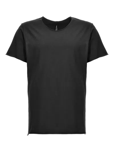 GIORGIO BRATO RAW-CUT CREW-NECK T-SHIRT