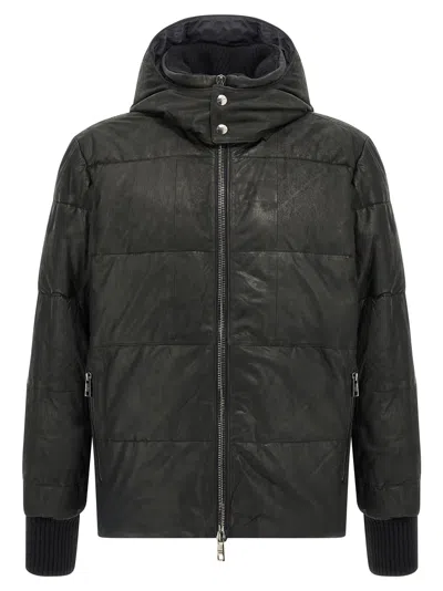GIORGIO BRATO GIORGIO BRATO REMOVABLE HOOD DOWN JACKET