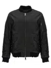 Giorgio Brato Reversible Leather Bomber Jacket In Multicolor