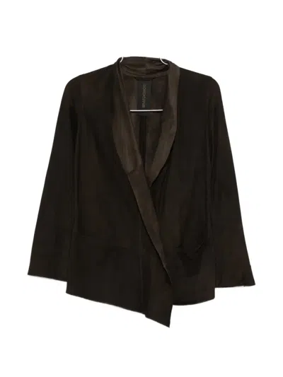Giorgio Brato Shawl-collar Jacket In Black