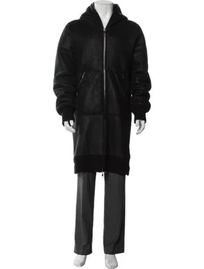 Pre-owned Giorgio Brato Shearling Jacket In Black