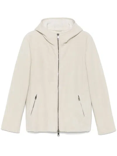 Giorgio Brato Shearling-lining Hooded Jacket In Multi