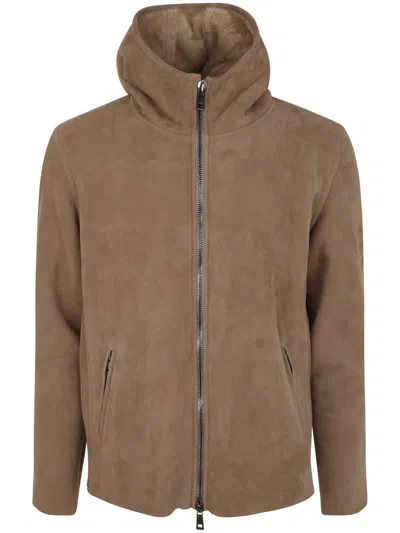 GIORGIO BRATO GIORGIO BRATO SHEEPSKIN BOMBER JACKET