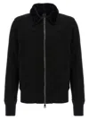 Giorgio Brato Sheepskin Bomber Jacket In Black