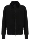 Giorgio Brato Sheepskin Bomber Jacket In Black