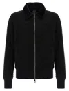 Giorgio Brato Sheepskin Bomber Jacket In Black