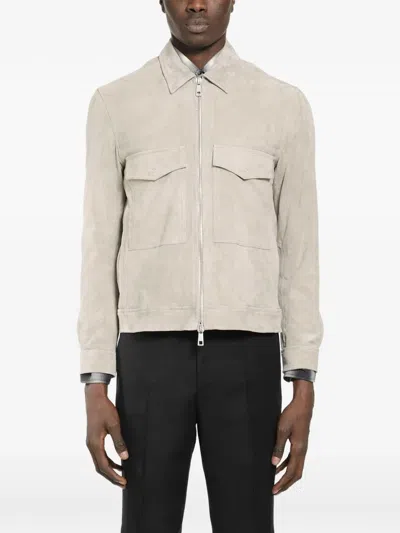 Giorgio Brato Shirt-collar Jacket In Neutral