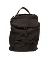 Giorgio Brato Suede Backpack With Textured Finish And Refined Craftsmanship In Brown