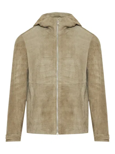 Giorgio Brato Suede Bomber Jacket