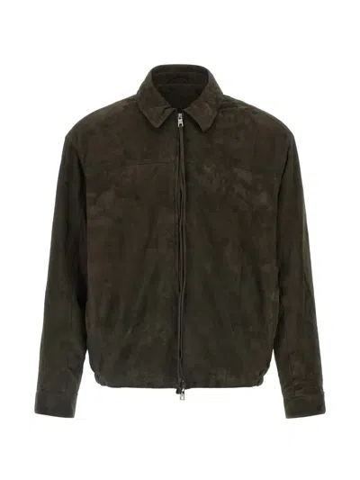 Giorgio Brato Wildlederjacke In Brown